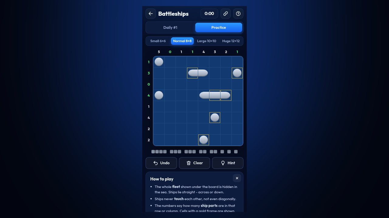 Battleships screenshot 1