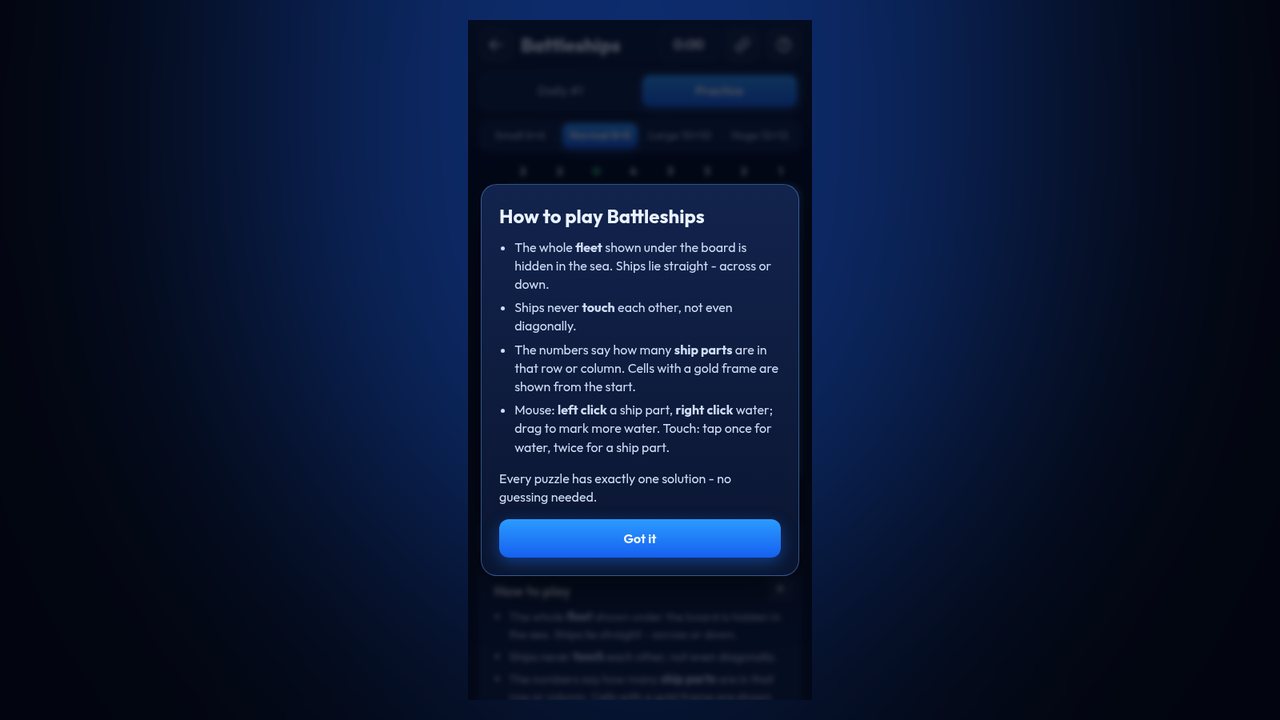 Battleships screenshot 2
