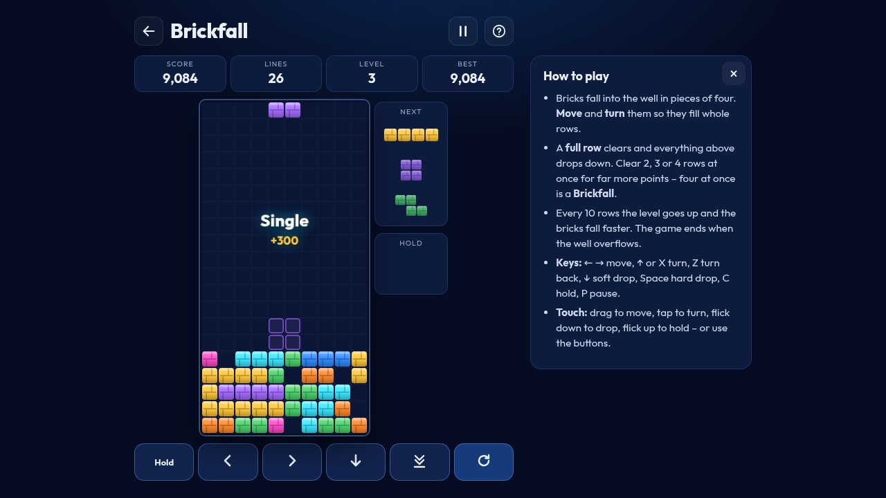 Brickfall screenshot 2