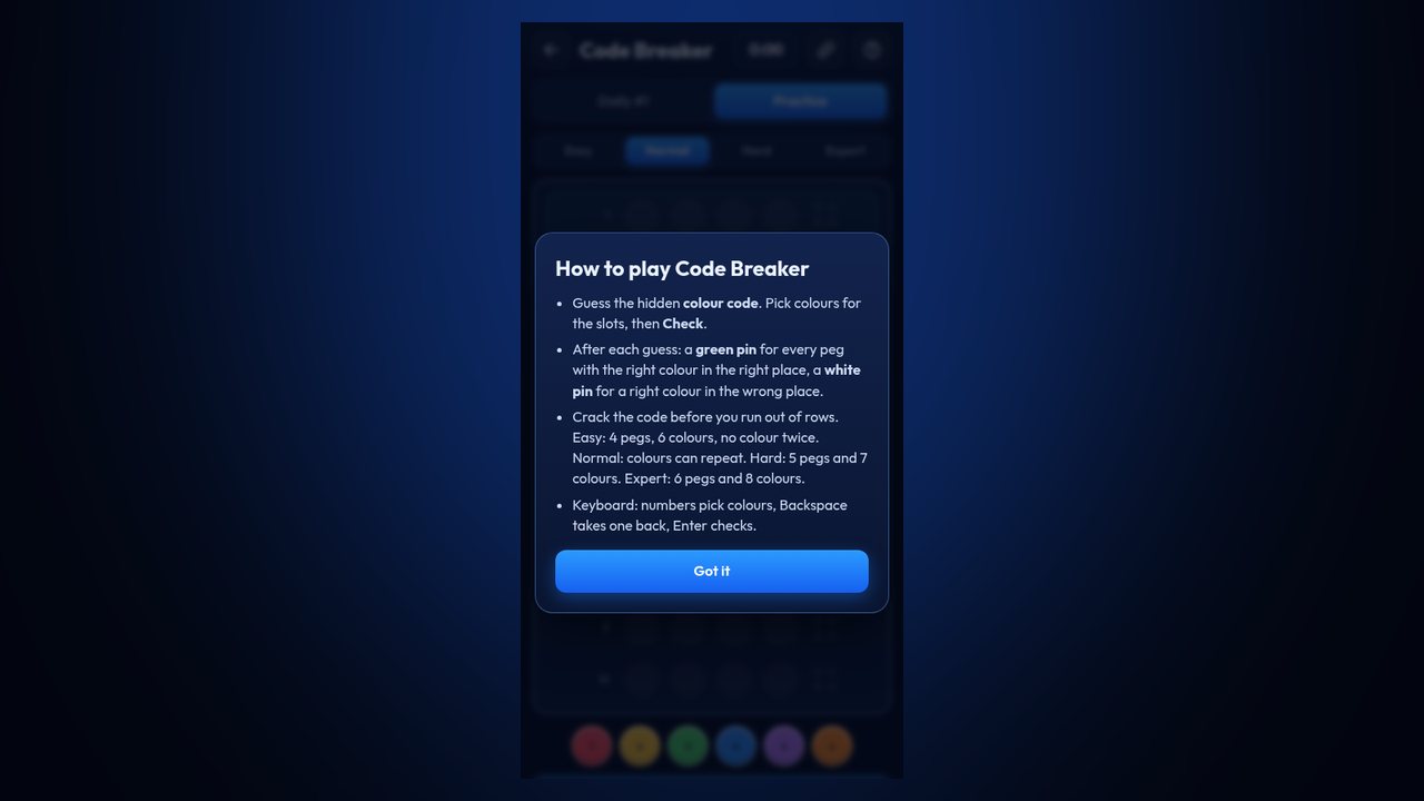 Colour Code screenshot 2