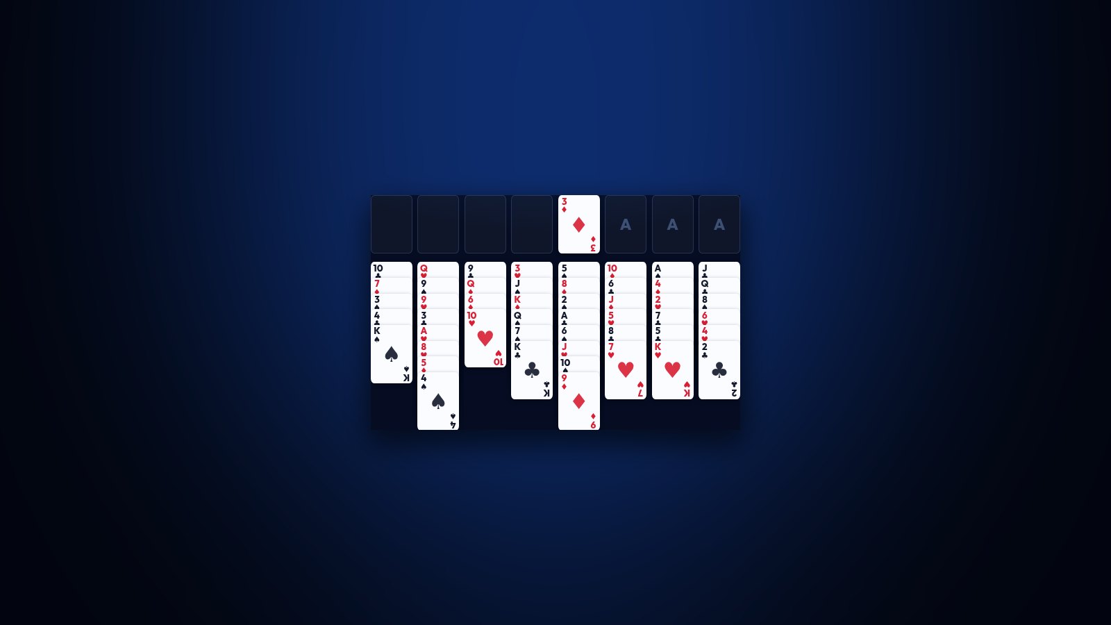 FreeCell gameplay