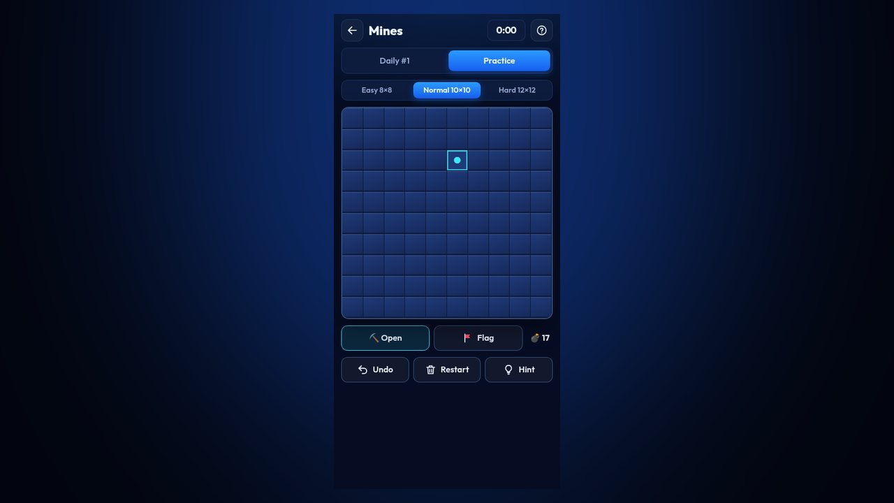 Mines screenshot 1