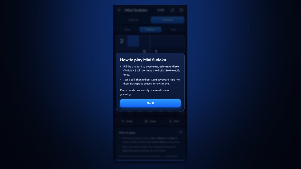 Mini Sudoku screenshot 2