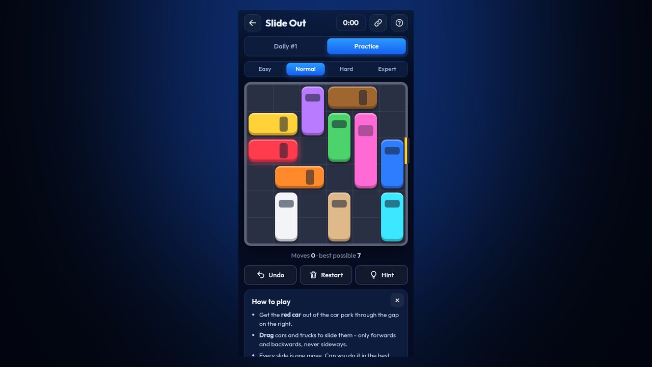 Slide Out screenshot 1