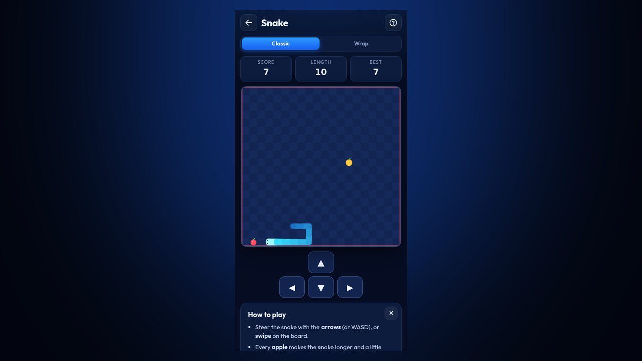 Snake screenshot 1