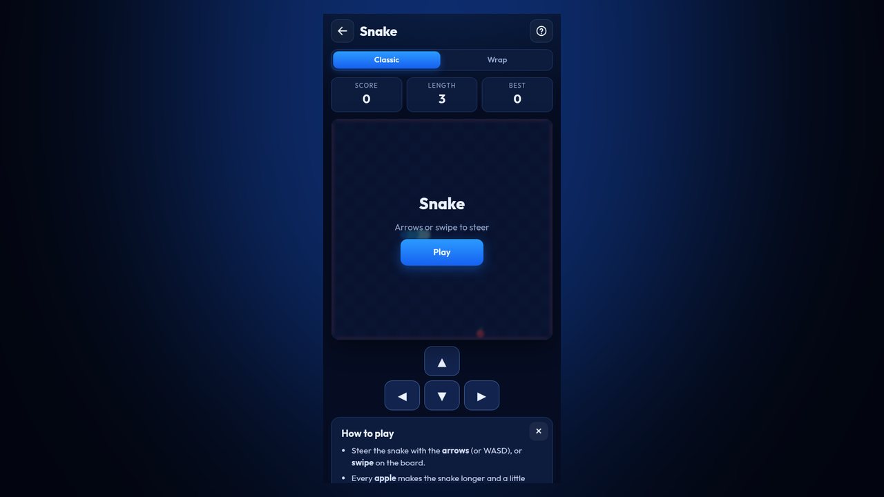 Snake screenshot 2